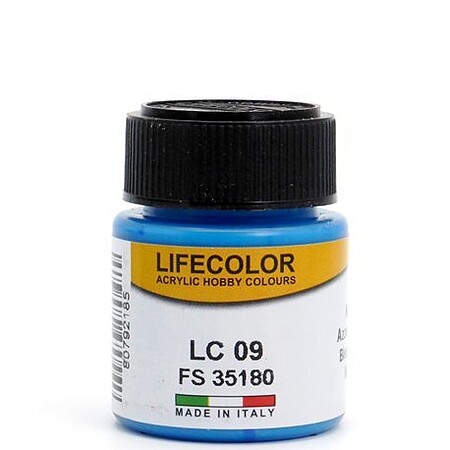 Lifecolor Matt Light Blue FS35180 (22ml Bottle) Hobby and Model Acrylic Paint #lc9