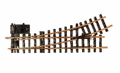 LGB R3 22.5 Degree Electric Left Hand Turnout 82 Dia G Scale Brass Model Train Track #16150