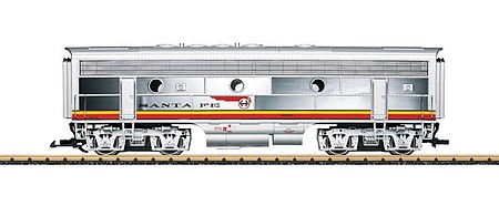 LGB EMD F7B - Sound and MZS-DCC Santa Fe (Warbonnet, silver, red) - G-Scale