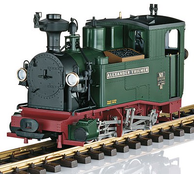 LGB Digital SOEG Saxon cl IK Steam Locomotive in Wooden Case - G-Scale