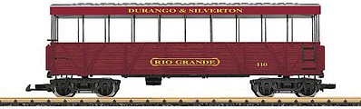 LGB Observation Car D&amp;SNG - G-Scale