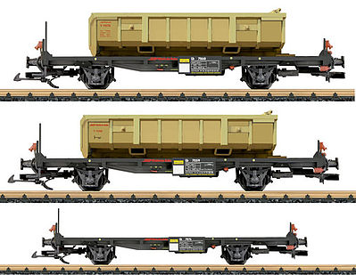 LGB Container 3-Car Set RhB - G-Scale