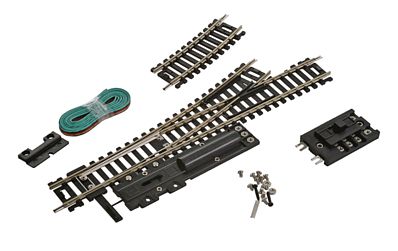 Life-Like Left Hand Remote Controlled Turnout Code 100 Nickel Silver Model Train Track HO Scale #3003
