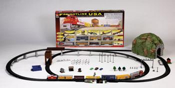 Life-Like Freightline USA Santa Fe Model Train Set HO Scale #8644