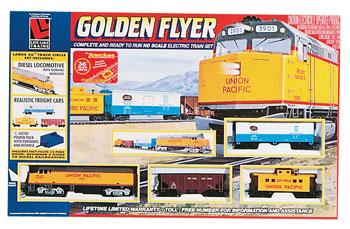 Diesel Freight Golden Flyer Set w/Conventional Track Santa Fe (Formerly ...