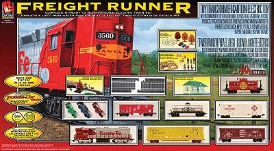 Life-Like Freight Runner Model Train Set HO Scale #9100