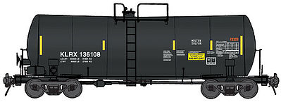 Life-Like-Proto 16K-Gal Tank KLRX 136108 HO Scale Model Train Freight Car #100135