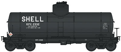 Life-Like-Proto Type 21 ACF 8,000-Gallon Tank Car Shell RPX #2332 HO Scale Model Train Fregiht Car #100335