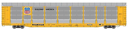 Life-Like-Proto 89 Thrall Bi-Level Auto Carrier - Ready To Run Union Pacific(R) Rack #21143, TTGX Flatcar #971874