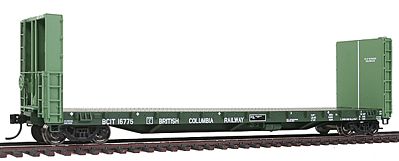 Life-Like-Proto 50' CC&F Bulkhead Flatcar - Ready to Run British ...