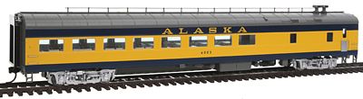 Life-Like-Proto 85 ACF Cafe-Lounge Lighted Alaska Railroad HO Scale Model Train Passenger Car #12700