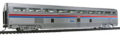 Life-Like-Proto 85 Budd Hi-Level 68-Seat Step-Down Coach Amtrak HO Scale Model Train Passenger Car #13302