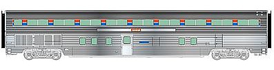 Life-Like-Proto 85 Budd Hi-Level 72-Seat Coach Amtrak HO Scale Model Train Passenger Car #13311
