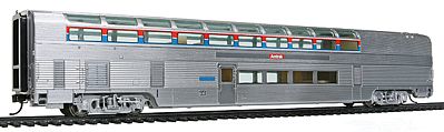 Life-Like-Proto 85 Budd Hi-Level Sky Lounge Amtrak HO Scale Model Train Passenger Car #13321