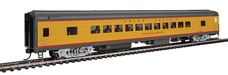 Life-Like-Proto 85 ACF 44-Seat Coach Union Pacific(R) Heritage Fleet - Ready to Run - Standar UPP #5480 Sunshine Special (Armour Yellow, gray, red)