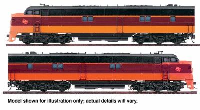 Life-Like-Proto PROTO 2000 Diesel EMD E7A-A Set Powered Standard DC