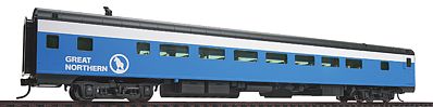 Life-Like-Proto 85 ACF 60-Seat Coach Empire Builder Great Northern HO Scale Model Train Passenger Car #9062