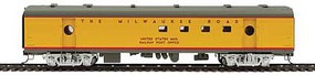 Life-Like-Proto 63' Milwaukee Road Railway Post Office Ready to Run Twin Cities Hiawatha (yellow, gray, red with decals)