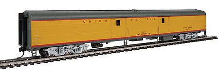 Life-Like-Proto 85 ACF Baggage Car Union Pacific(R) Heritage Fleet - Ready to Run - Standard UPP #6334 Art Lockman (Armour Yellow, gray, red)