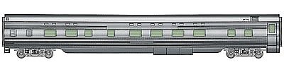 Life-Like-Proto 85 P-S Yampai 8-2-2 Sleeper Santa Fe HO Scale Model Train Passenger Car #9327