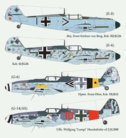 Lifelike-Decals 1/48 Lifelike Decals Me 109 p-4
