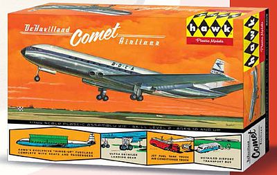 Lindberg British DeHavilland Comet Plastic Model Airplane Kit 1/144 ...