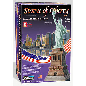 Lindberg Statue Of Liberty Plastic Model Building Kit 1/225 Scale #70314