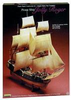 Lindberg Jolly Roger Pirate Boat Plastic Model Sailing Ship 1/130 Scale #70874
