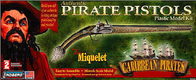 Lindberg Miquelet Pistols Gun Pirate Plastic Model Kit #78006