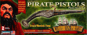 Lindberg French Wheelock Pistol Gun Pirate Plastic Model Kit #78008