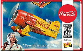 Lindberg Coca Cola Gee Bee Racer Plastic Model Airplane Kit 1/32 Scale #hl515-12