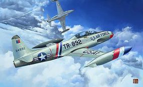 Lion-Roar 1/48 T33A Shooting Star Early Version Fighter (Plastic Kit)
