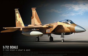 Lion-Roar USAF & ANG F15C MSIP II (Multi-Stage Improve) Plastic Model Aircraft Kit 1/72 Scale #7205