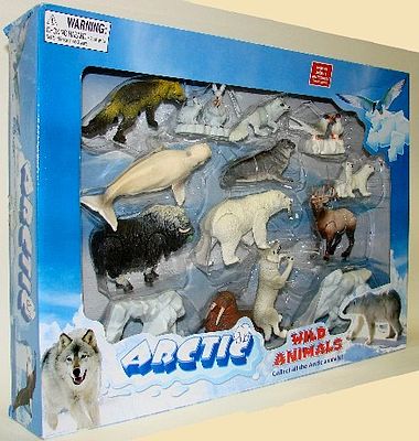 arctic animal toy set