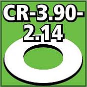 LOC Cent. Ring 1/8 thk. 3.90od - 2.14id inch (2) Model Rocket Building Accessory #cr390214