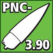 LOC Plastic Nose Cone 3.90 Model Rocket Nose Cone #pnc390