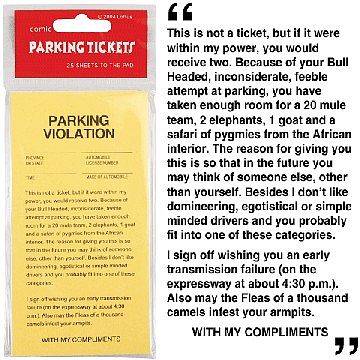 Loftus Parking Tickets (25) Prank Novelty Toy #7