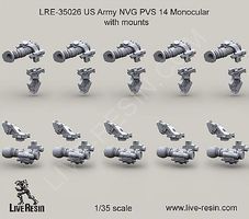 1/35 US Army NVG PVS 14 Monocular Mounts (10)