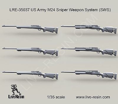 Live-Resin 1/35 US Army M24 Sniper Weapon System (6)