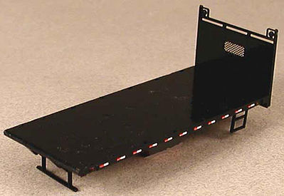 Lonestar 20 Lumber Truck Flat Bed Kit (Black) HO Scale Model Trailer #5210