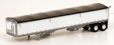 Lonestar Wilson 43 Pacesetter Grain Trailer Kit (white) HO Scale Model Trailer #6001