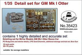 LZ GM Mk I Otter Detail Set for MZZ (Resin) Plastic Model Vehicle Accessory 1/35 Scale #35423