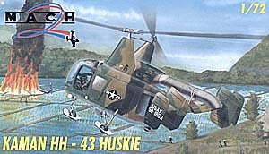 Mach2 Kamman HH43 Huskie USAF Helicopter Plastic Model Helicopter Kit 1/72 Scale #30