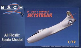 Mach2 D 558-1 Douglas Skystreak USN Aircraft Plastic Model Aircraft Kit 1/72 Scale #43