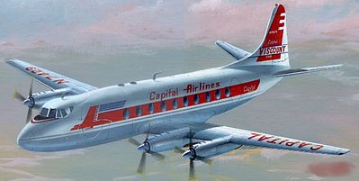 Mach2 Vickers Viscount 700 Aircraft Plastic Model Airplane Kit 1/72 Scale #46
