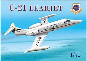 Mach2 C21 Learjet USAF Aircraft Plastic Model Airplane Kit 1/72 Scale #57