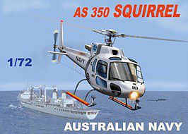 Mach2 AS350 Squirrel Australian Navy/Army Helicopter Plastic Model Helicopter Kit 1/72 Scale #60