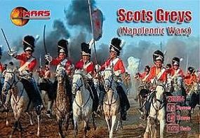 Mars Napoleonic War Scots Greys (15 Mounted) Plastic Model Military Figure 1/72 Scale #72024
