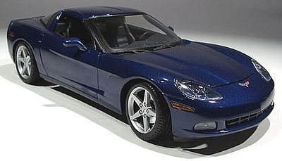 Maisto 2005 Corvette C6 Coupe (Metallic Blue) Diecast Model Car 1/18 Scale #31117blu