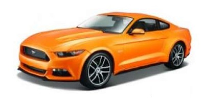 Maisto 2015 Ford Mustang (Orange) Diecast Model Car 1/18 Scale #31197org